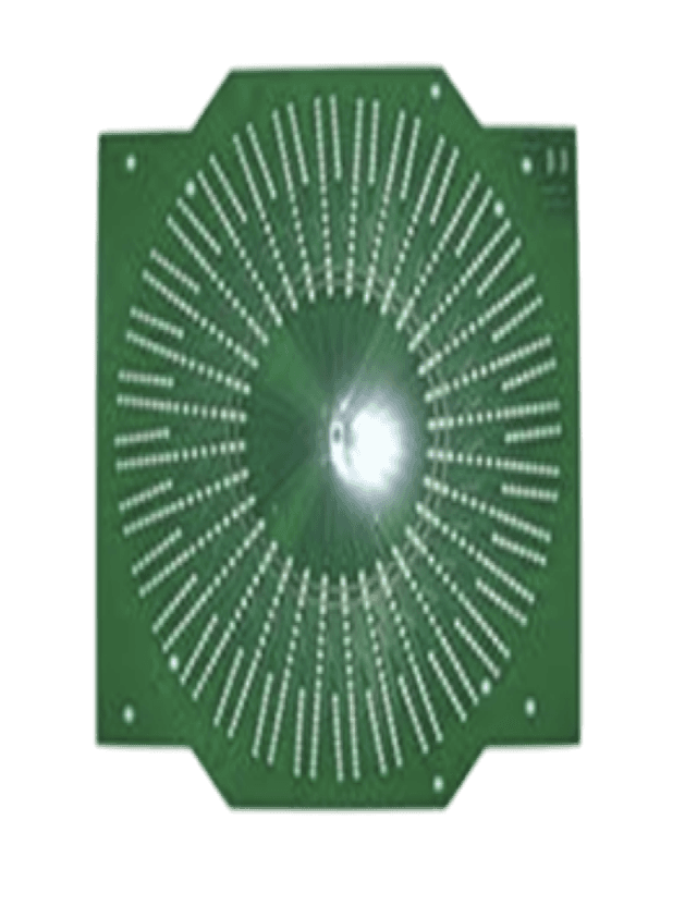 Custom Radial Test PCB